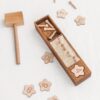 Wooden hammer toys by Woodinout Montessori toys