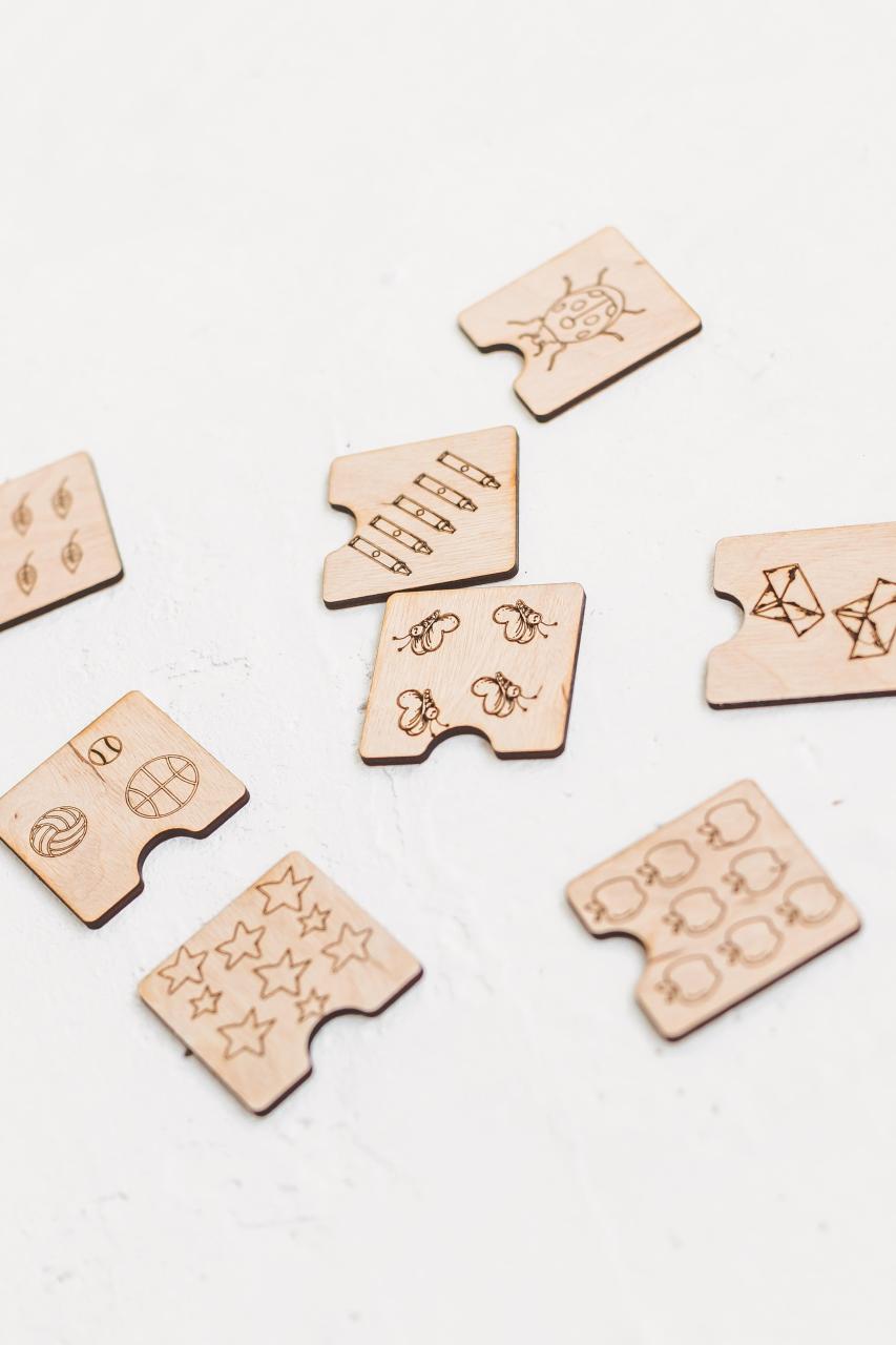 Objects - Wooden number blocks by Woodinout , Wooden Montessori toys shop