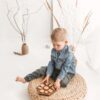 Wooden shape sorter by Woodinout Montessori toys