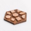 Wooden shape sorter by Woodinout Montessori toys