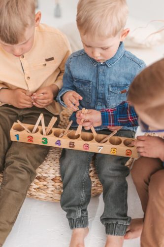 Wooden Counting sticks Sorting toy